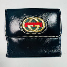 Load image into Gallery viewer, Gucci Patent Leather Britt Compact Wallet
