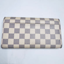 Load image into Gallery viewer, Louis Vuitton Damier Azur Sarah Wallet NM
