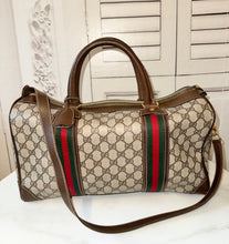 Load image into Gallery viewer, Gucci Vintage Supreme Boston Bag
