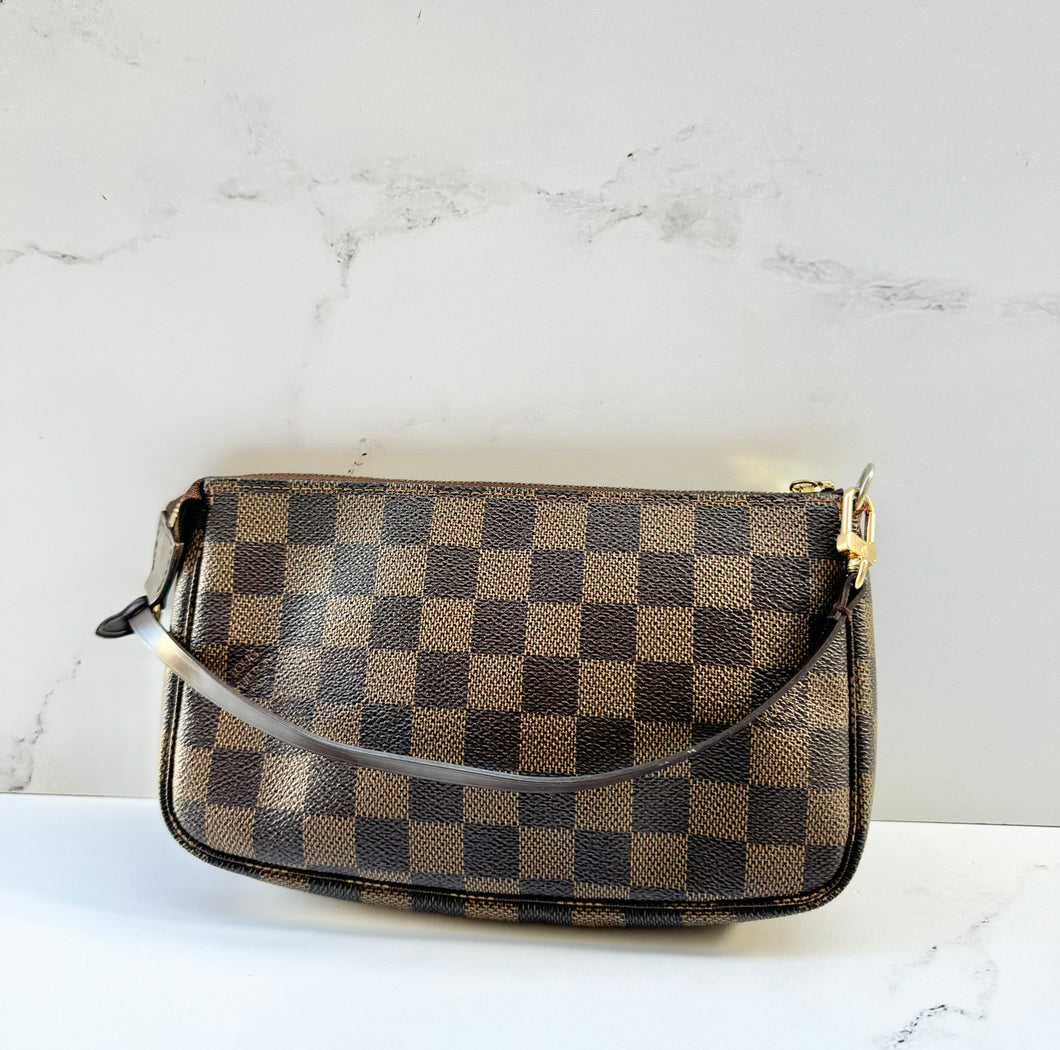 PRELOVED Louis Vuitton Pochette Accessories Damier Ebene