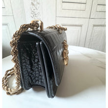 Load image into Gallery viewer, BRAND NEW Tory Burch Bundle: Eleanor Croc Embossed Small Convertible Shoulder Bag and Card Holder
