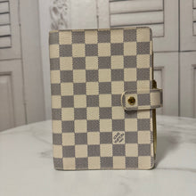 Load image into Gallery viewer, Louis Vuitton Damier Azur Medium Ring Agenda
