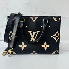 Load image into Gallery viewer, Louis Vuitton Empreinte Monogram Giant Onthego PM Bicolor
