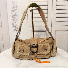 Load image into Gallery viewer, CHRISTIAN DIOR Shearling Flight Shoulder Bag
