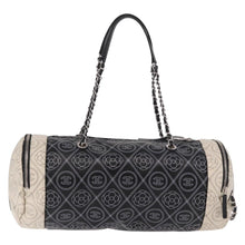 Load image into Gallery viewer, CHANEL Coated Canvas Camellia Printed Calfskin Bowling Bag
