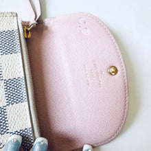 Load image into Gallery viewer, Louis Vuitton Damier Azur Rosalie Coin Purse Rose Ballerine
