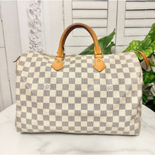 Load image into Gallery viewer, Louis Vuitton Damier Azur Speedy 35

