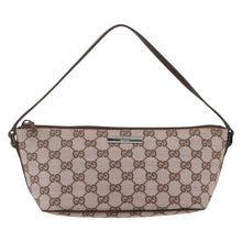 Load image into Gallery viewer, Gucci Monogram Boat Pochette Brown

