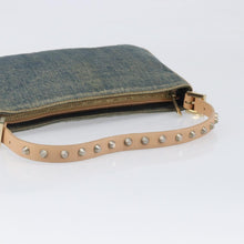 Load image into Gallery viewer, FENDI Studded Denim Baguette
