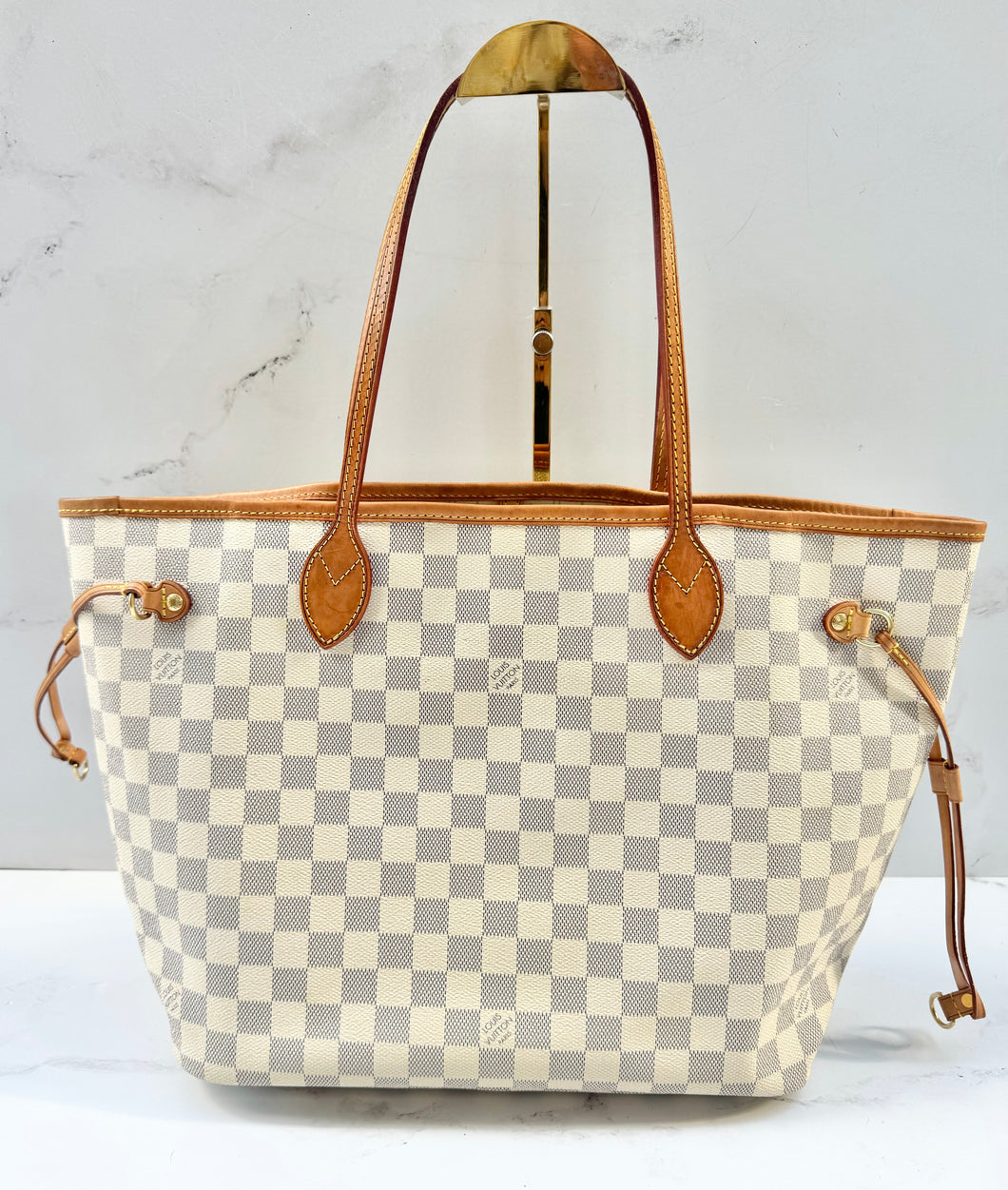 PRELOVED Louis Vuitton Damier Azur Neverfull MM