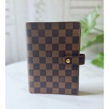 Load image into Gallery viewer, Louis Vuitton Damier Ebene Medium Ring Agenda
