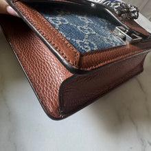Load image into Gallery viewer, Gucci Denim GG Monogram Mini Dionysus Shoulder Bag
