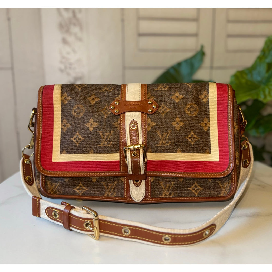 Louis Vuitton Monogram Rayures Tisse Shoulder Bag