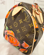 Load image into Gallery viewer, PRELOVED Louis Vuitton Monogram Roses Speedy 30
