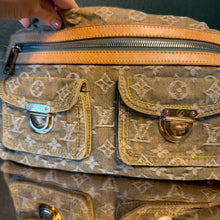 Load image into Gallery viewer, Louis Vuitton Monogram Denim Baggy PM Green Lichen
