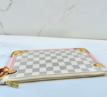 Load image into Gallery viewer, PRELOVED Louis Vuitton Damier Azur Summer Trunks  Neverfull MM Pouch
