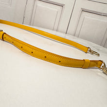 Load image into Gallery viewer, Louis Vuitton Adjustable Yellow Leather Crossbody Strap

