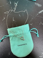 Load image into Gallery viewer, TIFFANY &amp; CO. Sterling Silver Small Paloma Picasso Loving Heart Pendant Necklace
