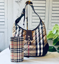 Load image into Gallery viewer, ✨Burberry Bundle✨ House Check Quilted Brook Hobo and Wallet
