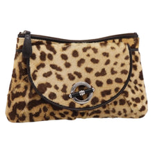 Load image into Gallery viewer, CHRISTIAN DIOR Leopard Print Calf hair Clutch
