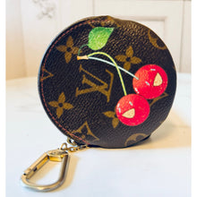 Load image into Gallery viewer, 🍒Louis Vuitton X Takashi Murakami Cerises Bundle:  Cherries Sac Plat and Round Coin Purse🍒
