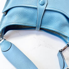 Load image into Gallery viewer, HERMES Taurillon Clemence Evelyne GM Blue Jean

