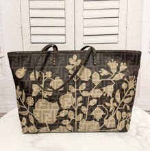 Load image into Gallery viewer, PRELOVED FENDI Zucca Floral Spalmati Tote
