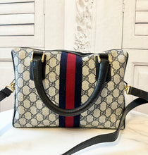 Load image into Gallery viewer, PRELOVED Gucci Boston Bandouliere Bag Blue
