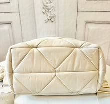 Load image into Gallery viewer, PRELOVED Prada Nappa Patch Bianco Quilted 2-way Tote
