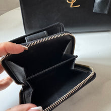 Load image into Gallery viewer, Saint Laurent Bundle:  Calfskin Baby Cabas and Compact Wallet
