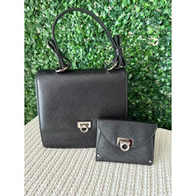 Load image into Gallery viewer, Salvatore Ferregamo Bundle:  Gancini Top Handle Flap Bag and Wallet
