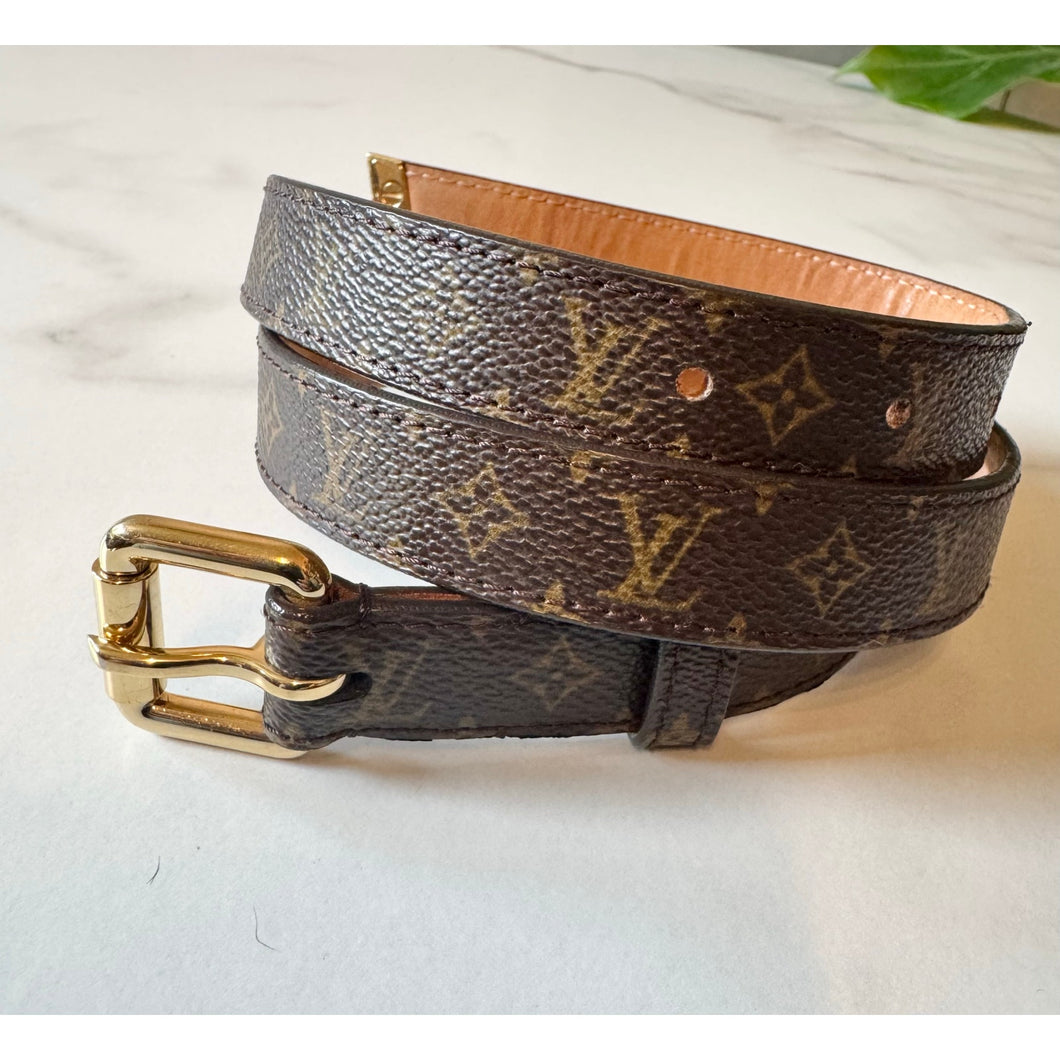Louis Vuitton Monogram Belt Size 32