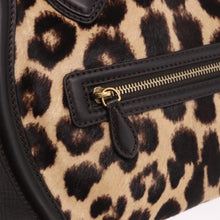Load image into Gallery viewer, CELINE Leopard Pony Hair Mini Luggage Tote
