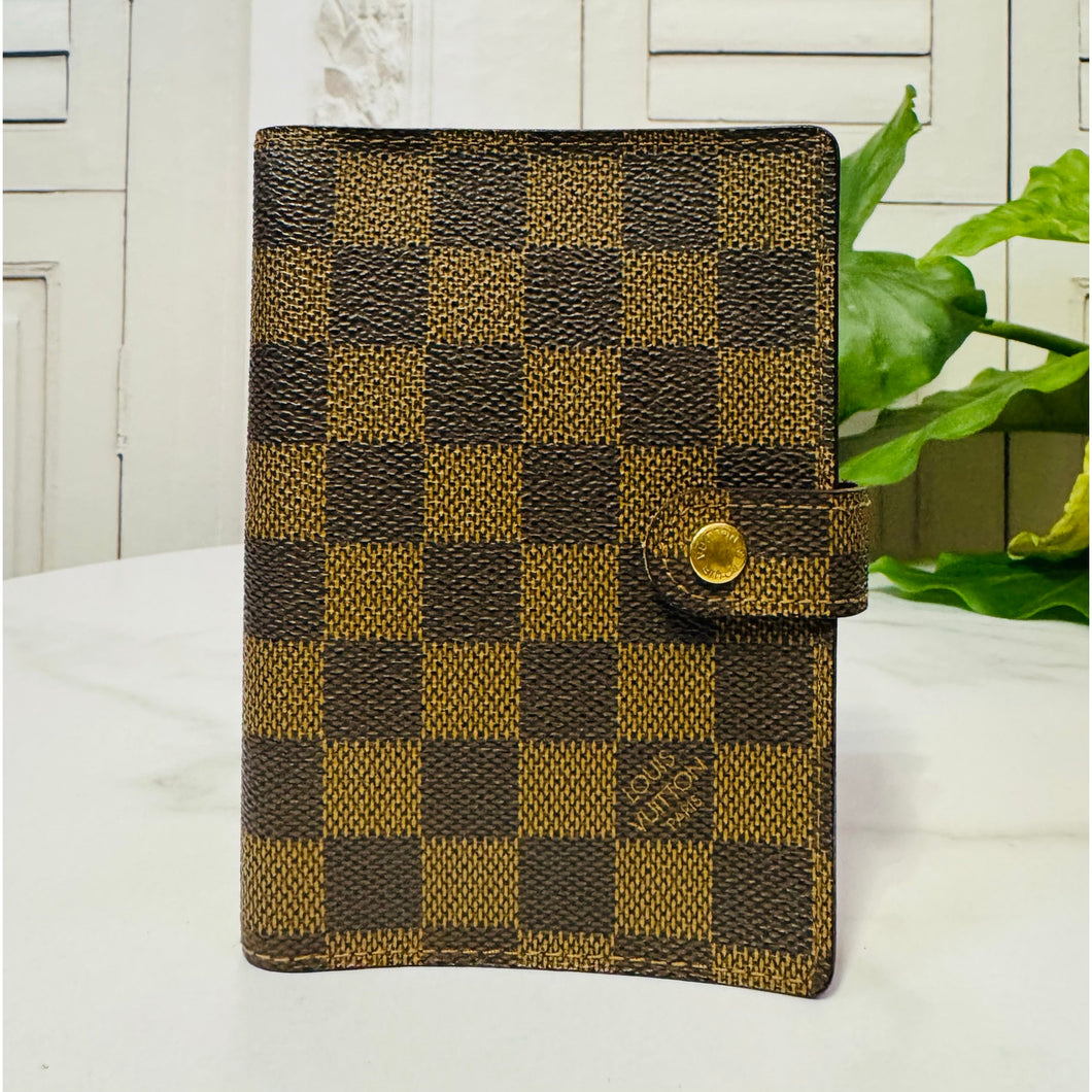 Louis Vuitton Damier Ebene Small Ring Agenda