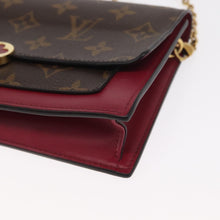 Load image into Gallery viewer, Louis Vuitton Monogram Flore Chain Wallet Fuchsia
