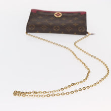 Load image into Gallery viewer, Louis Vuitton Monogram Flore Chain Wallet Fuchsia
