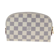 Load image into Gallery viewer, Louis Vuitton Damier Azur Cosmetic Pouch PM
