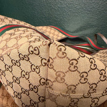 Load image into Gallery viewer, GUCCI GG Monogram Web Large Giglio Tote
