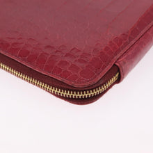 Load image into Gallery viewer, Miu Miu Hot Pink Croc Embossed iPad Sleeve
