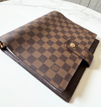 Load image into Gallery viewer, PRELOVED Louis Vuitton Damier Ebene Large Ring Agenda
