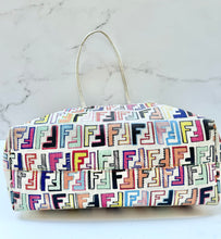 Load image into Gallery viewer, PRELOVED FENDI Zucca Spalmati Multicolor White Tote
