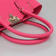 Load image into Gallery viewer, Valentino Garavani Vitello Rockstud Double Handle Tote Pink
