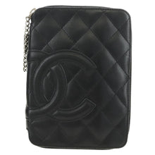 Load image into Gallery viewer, Chanel Calfskin Quilted Cambon Zip Around Cosmetic Pouch
