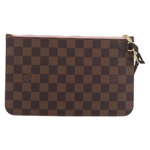 Load image into Gallery viewer, Louis Vuitton Damier Ebene Rose Ballerine Neverfull MM Pouch
