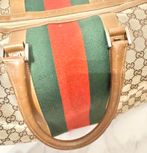 Load image into Gallery viewer, PRELOVED GUCCI Canvas Travel Bag
