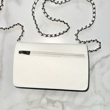 Load image into Gallery viewer, CHANEL Caviar Timeless CC Wallet on Chain WOC White
