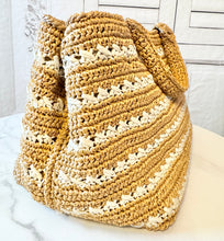 Load image into Gallery viewer, PRELOVED Prada Crochet Raffia Large Canapa Tote
