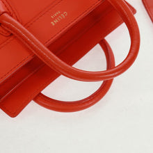 Load image into Gallery viewer, CELINE Drummed Calfskin Nano Luggage Vermillion
