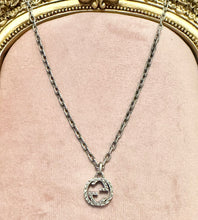 Load image into Gallery viewer, PRELOVED GUCCI Sterling Silver Interlocking G Pendant Necklace
