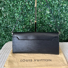 Load image into Gallery viewer, Louis Vuitton Black Epi Sevigne Clutch
